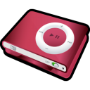 iPod Shuffle Red Icon 128x128 png